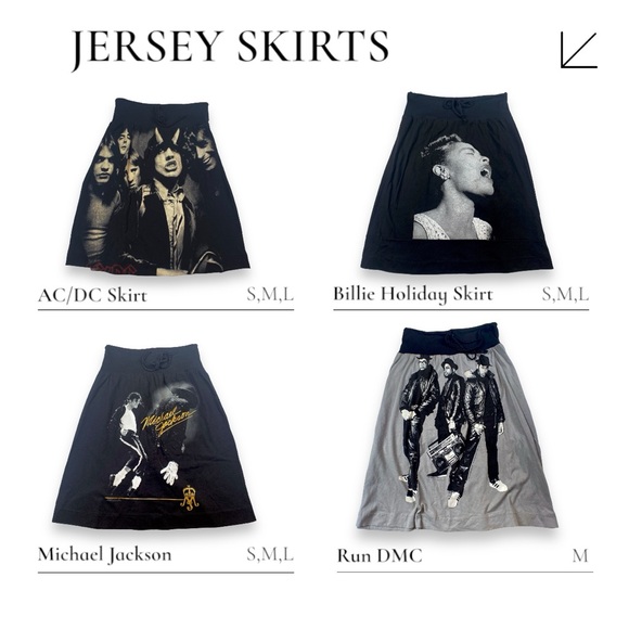 NWOT Debbie Harry Blondie Skirt Black Size Medium - Picture 7 of 8